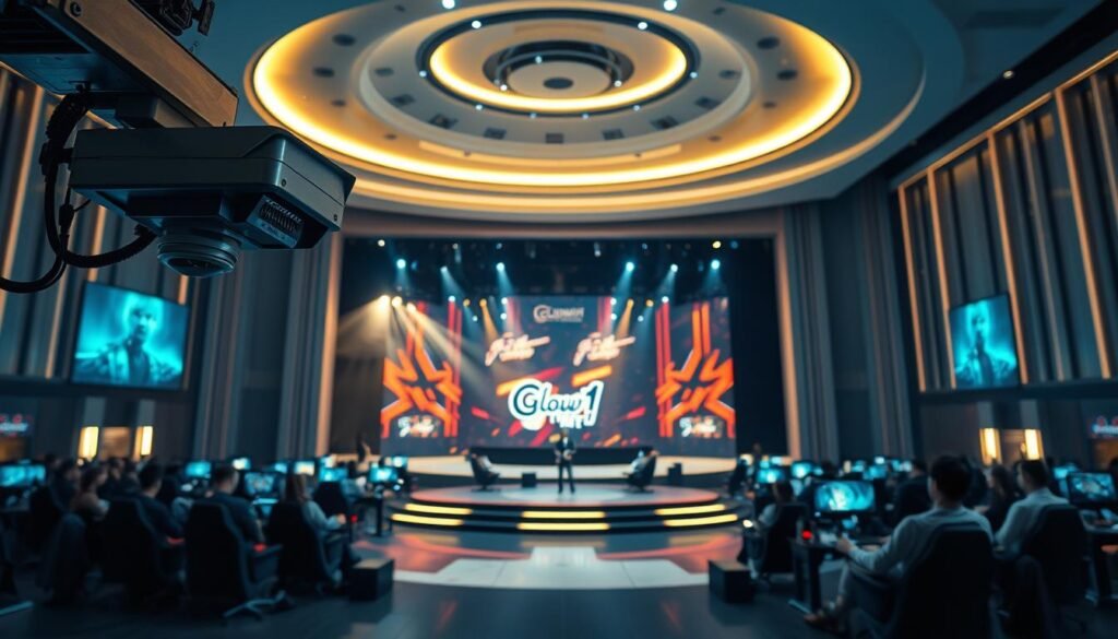 A serene and secure online gaming arena, Glowin Beaute's entertainment city exudes an air of luxury and trust. The grand stage is illuminated by soft, warm lighting, casting a welcoming glow over the proceedings. In the foreground, a state-of-the-art security system stands vigilant, ensuring the safety and fairness of the high-stakes tournament. The middle ground features players engrossed in intense gameplay, their faces lit by the glow of digital displays. In the background, a sleek and modern architectural design creates a sense of sophistication and professionalism. The overall atmosphere conveys a perfect balance of excitement, technology, and unwavering protection, making Glowin Beaute a premier destination for online gaming enthusiasts. A serene and secure online gaming arena, Glowin Beaute's entertainment city exudes an air of luxury and trust. The grand stage is illuminated by soft, warm lighting, casting a welcoming glow over the proceedings. In the foreground, a state-of-the-art security system stands vigilant, ensuring the safety and fairness of the high-stakes tournament. The middle ground features players engrossed in intense gameplay, their faces lit by the glow of digital displays. In the background, a sleek and modern architectural design creates a sense of sophistication and professionalism. The overall atmosphere conveys a perfect balance of excitement, technology, and unwavering protection, making Glowin Beaute a premier destination for online gaming enthusiasts.