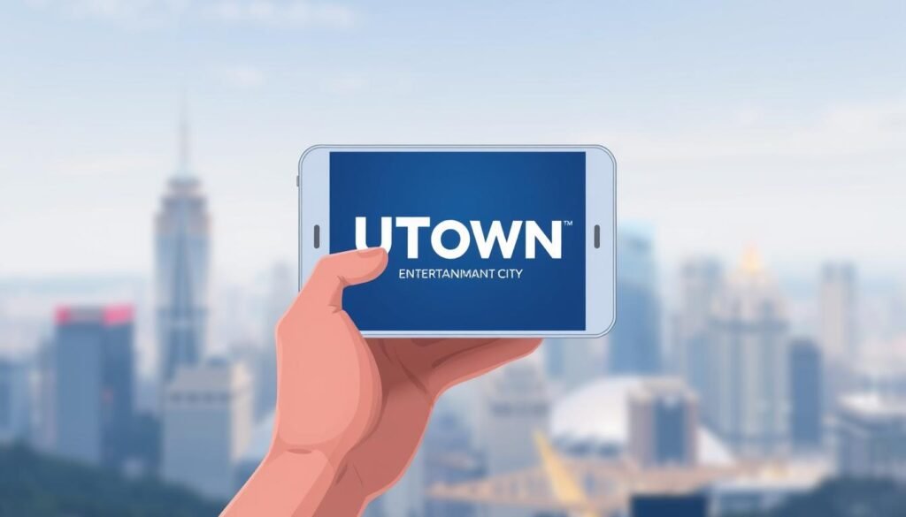 A serene and minimalist illustration depicting the withdrawal process at the UTown Entertainment City. In the foreground, a hand holding a mobile device navigates through a clean, intuitive interface. The middle ground showcases the UTown logo, exuding a sense of trust and reliability. The background features a blurred cityscape, hinting at the seamless integration of the withdrawal system within the broader gaming ecosystem. The overall mood is one of efficiency, security, and user-friendliness, reflecting the key considerations for players when withdrawing their winnings. A serene and minimalist illustration depicting the withdrawal process at the UTown Entertainment City. In the foreground, a hand holding a mobile device navigates through a clean, intuitive interface. The middle ground showcases the UTown logo, exuding a sense of trust and reliability. The background features a blurred cityscape, hinting at the seamless integration of the withdrawal system within the broader gaming ecosystem. The overall mood is one of efficiency, security, and user-friendliness, reflecting the key considerations for players when withdrawing their winnings.