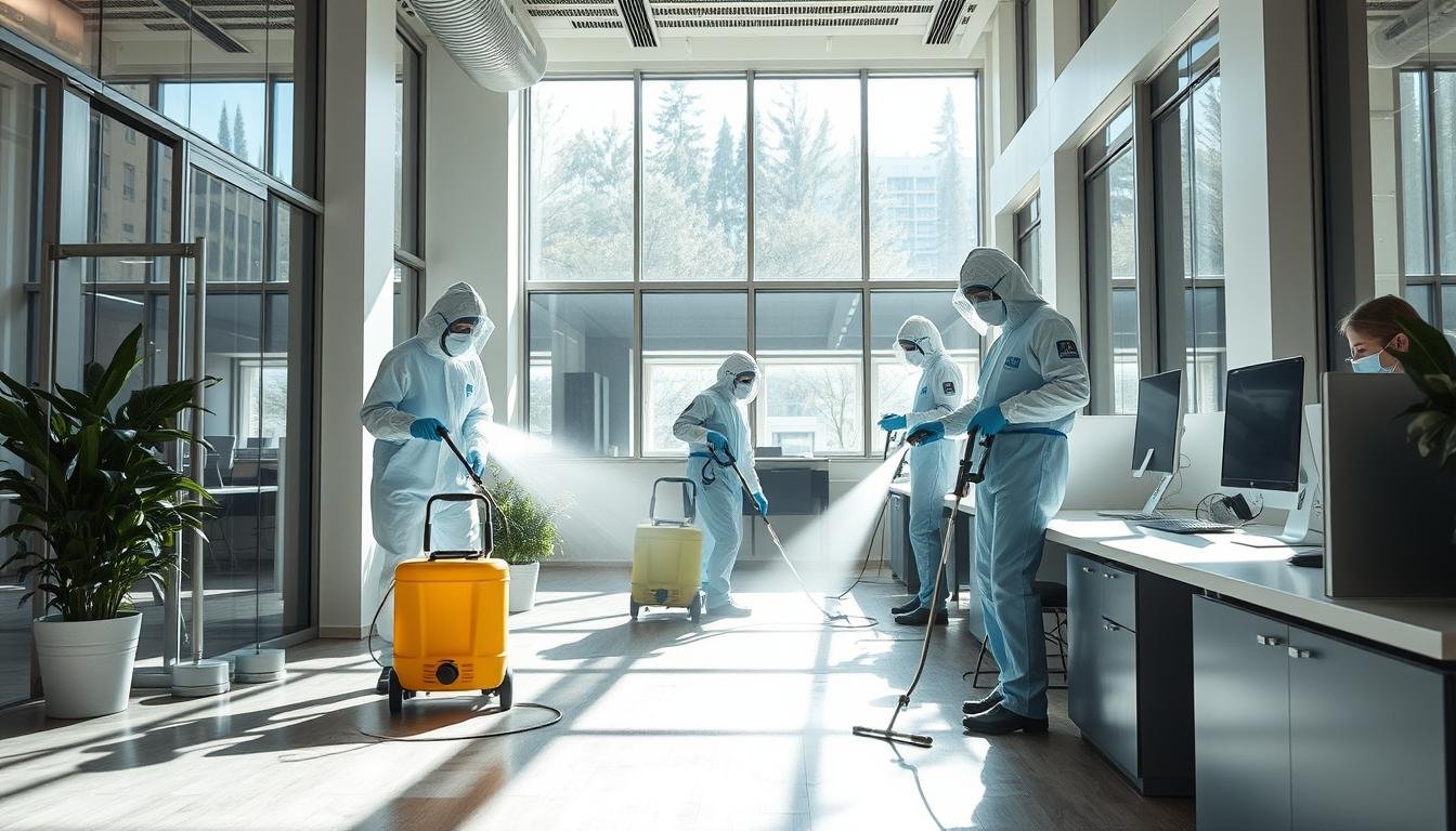 You are currently viewing 消毒服務在辦公室消毒中消毒公司的專業團隊建設